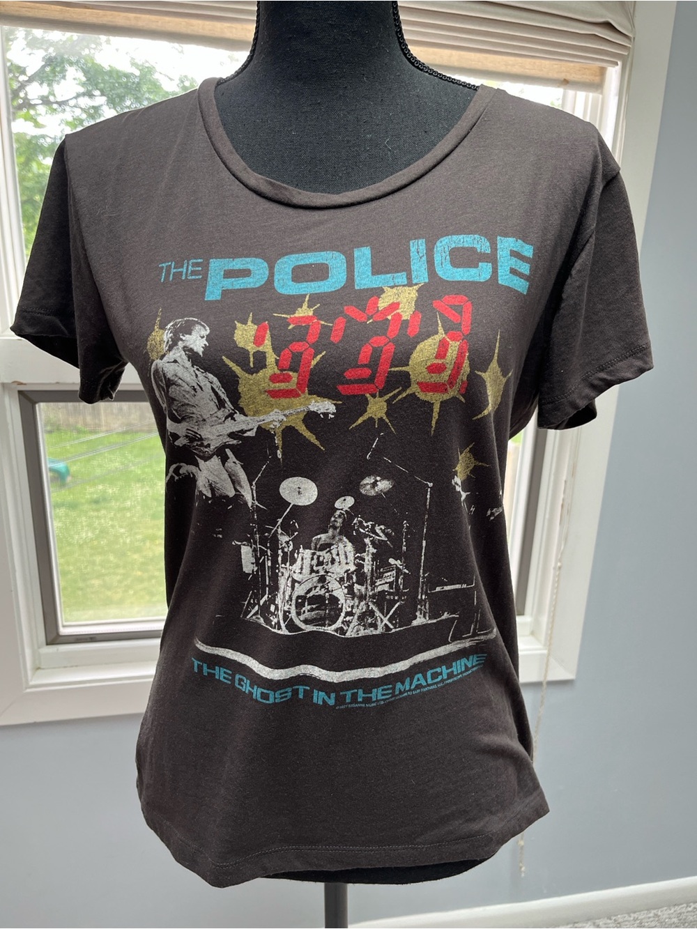 The Police Black Ghost in The Machine Tour Graphic Tee